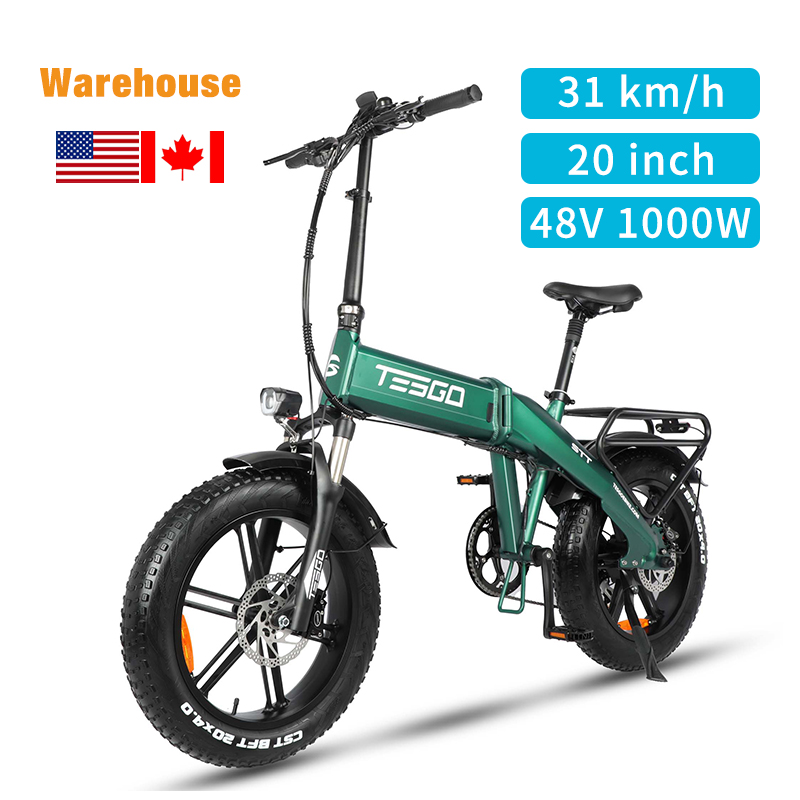 1000w fat tire electric bike foldable 20