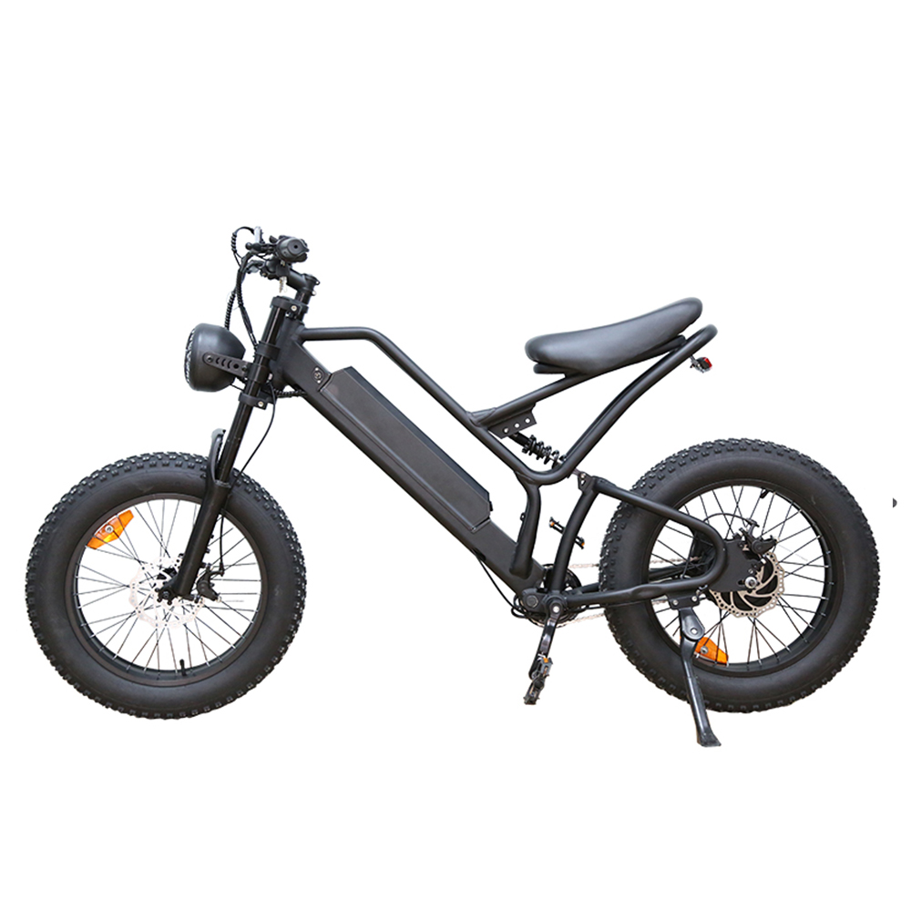 750W Brushess Motor Full Suspension Electric Bike 20