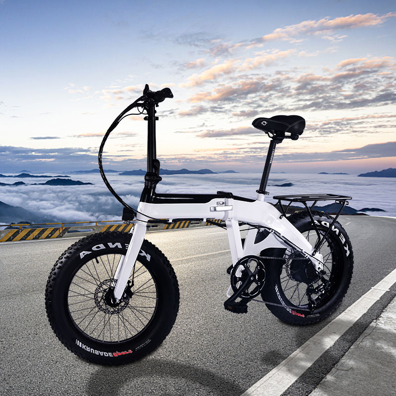 20inch 48v folding bicycle fat tire electric bike for factory and manufacturer